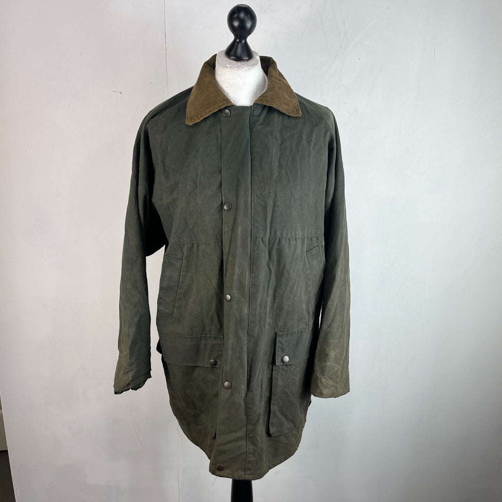 Kenrick Quality Green Wax Jacket UK XL Dog Walking Hunting Shooting Countrywear