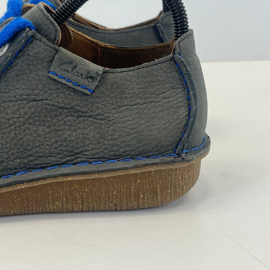 Clarks Artisan Leather Shoes Dark Grey size UK 5.5 EU 39 Women's Pastie Pasty