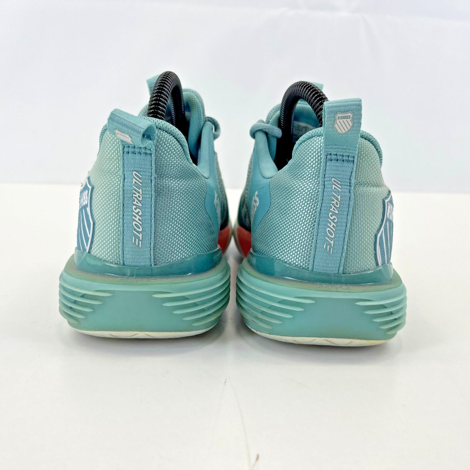 K-Swiss Ultrashot 3 Tennis Shoes in Turquoise & White - Women's size UK 5 EU 38