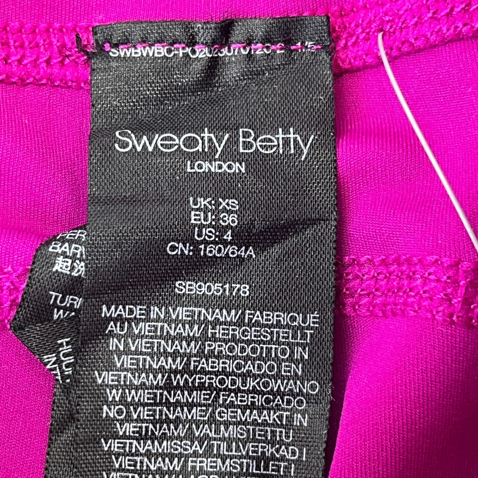 Sweaty Betty 7/8 Length Super Power Leggings in Pink size XS - See Details