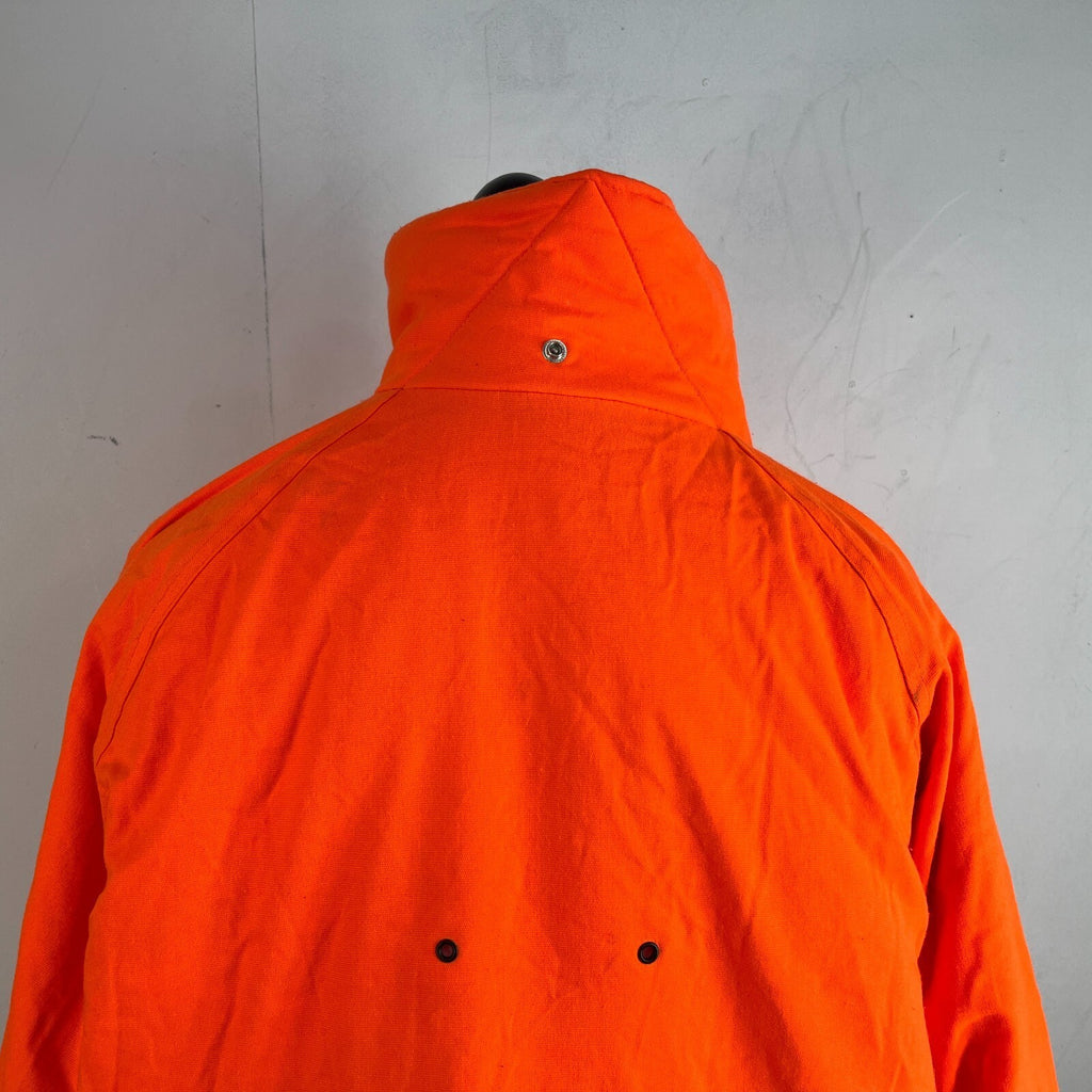 Johnson USA Thermal Quilted Chore Jacket Bright Orange US size XL