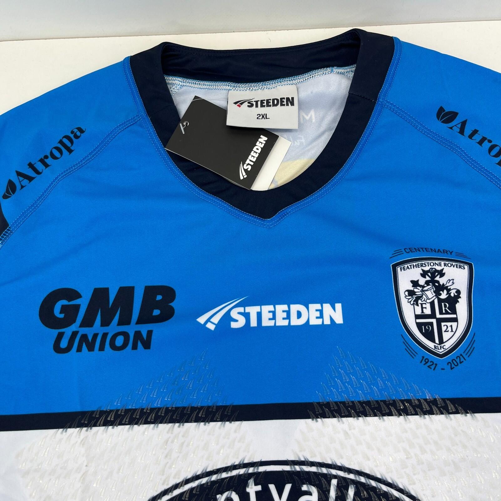 Steenden Featherstone Rovers Away Jersey Centenary Shirt size 2XL - New with Tags