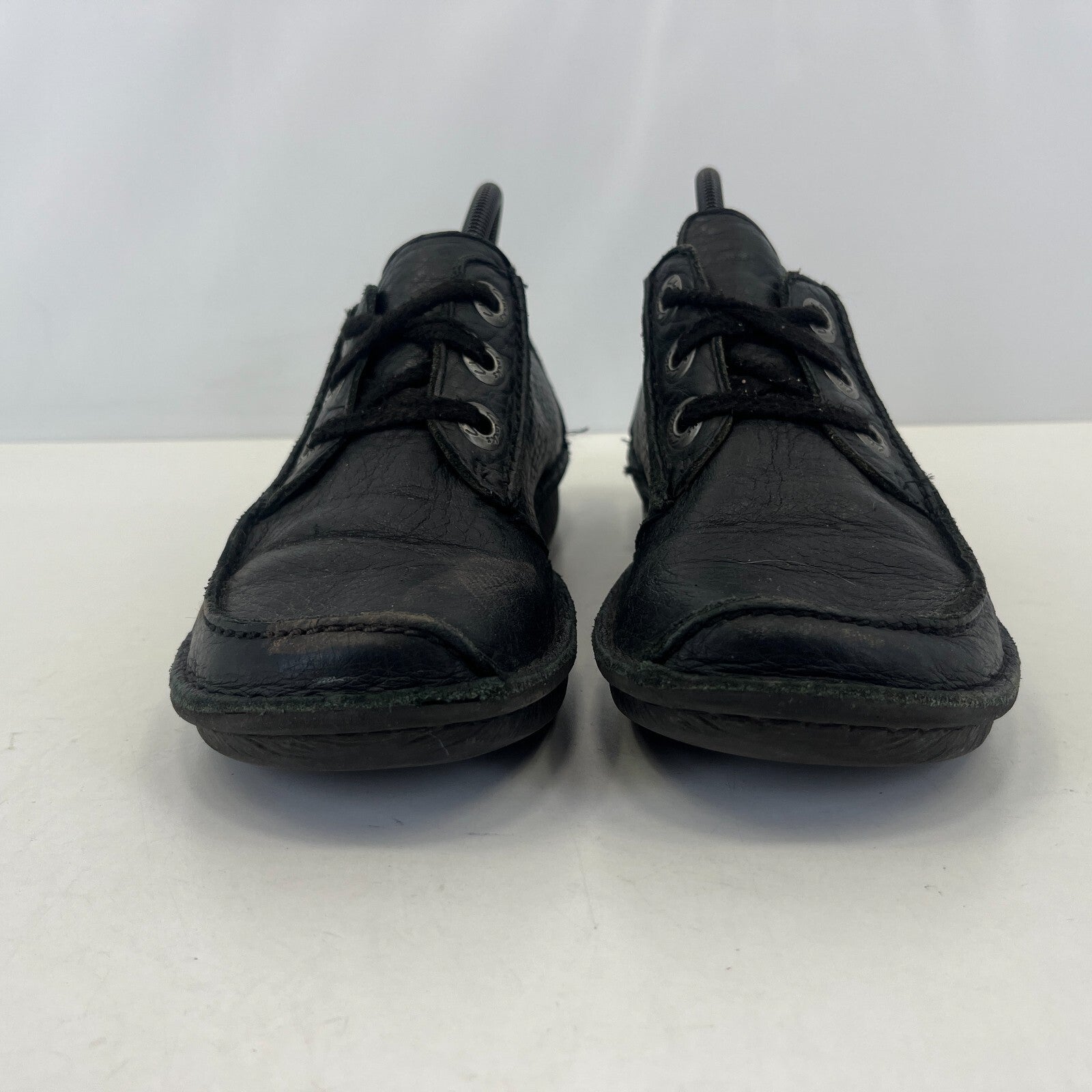 Clarks Active Air Black Leather Pasty Shoes size UK 6 EU 39 1/2 Womens Pasties