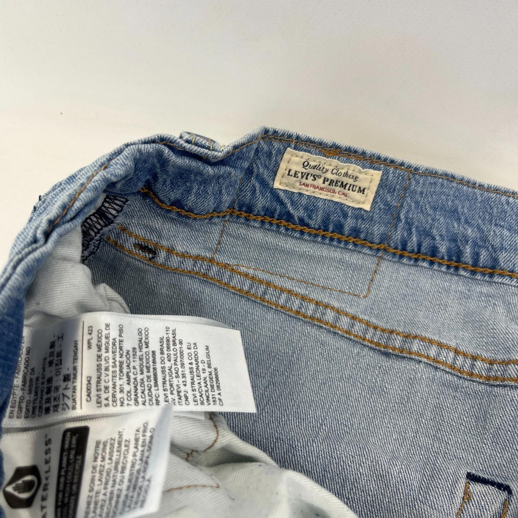 Levi's 512 Jeans Premium Big E Blue Denim Slim Fit W36" L34"