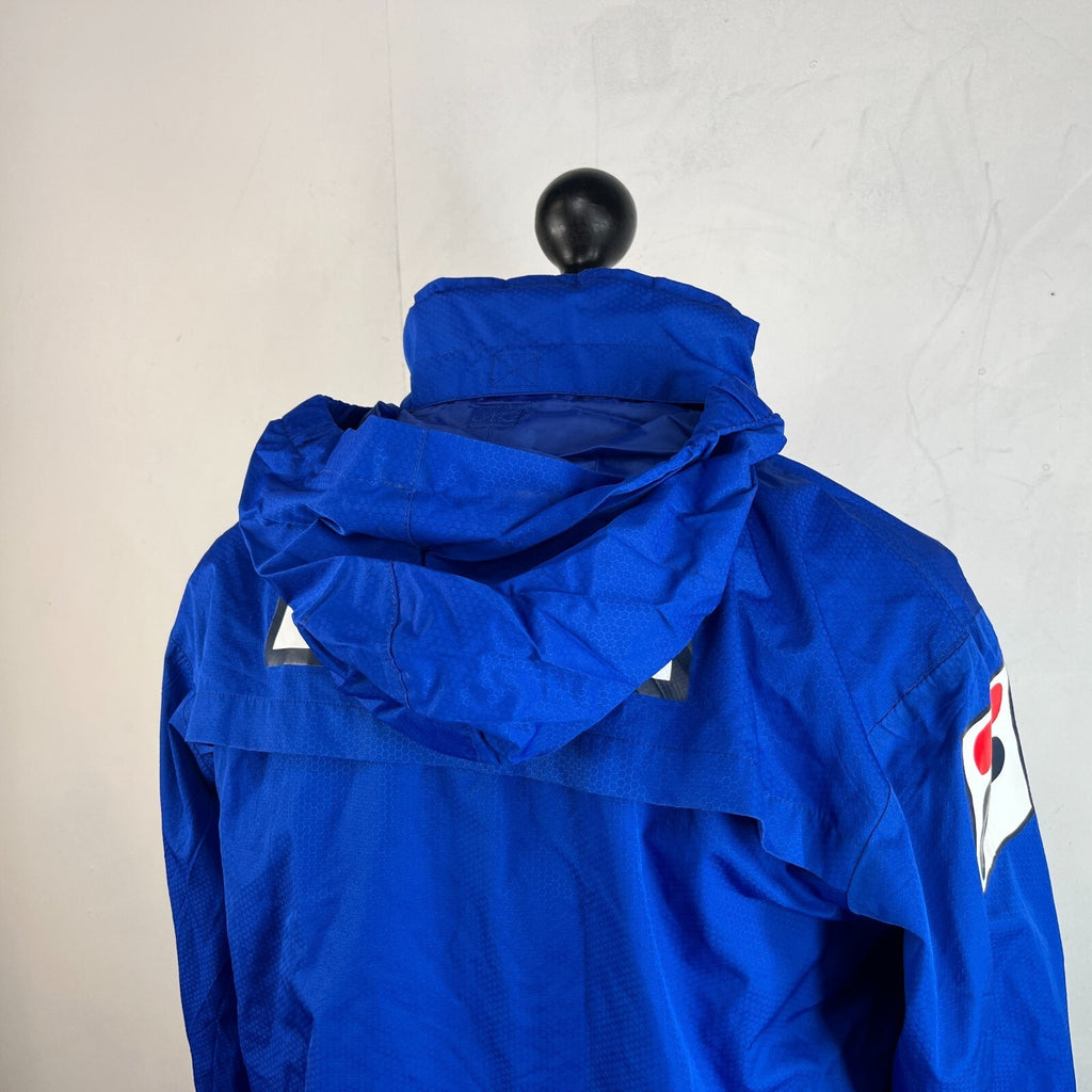 Carlisle United Fila Training Jacket Windbreaker Embroidered Blue size M