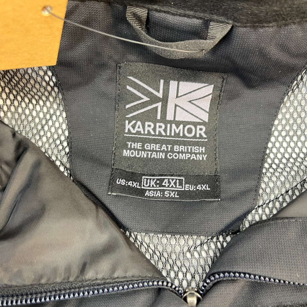 Karrimor Urban Men’s Black Waterproof Hooded Breathable Rain Jacket size 4XL