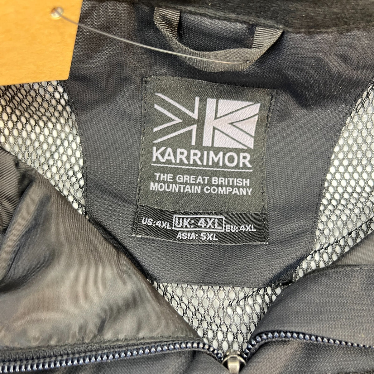 Karrimor Urban Men’s Black Waterproof Hooded Breathable Rain Jacket size 4XL