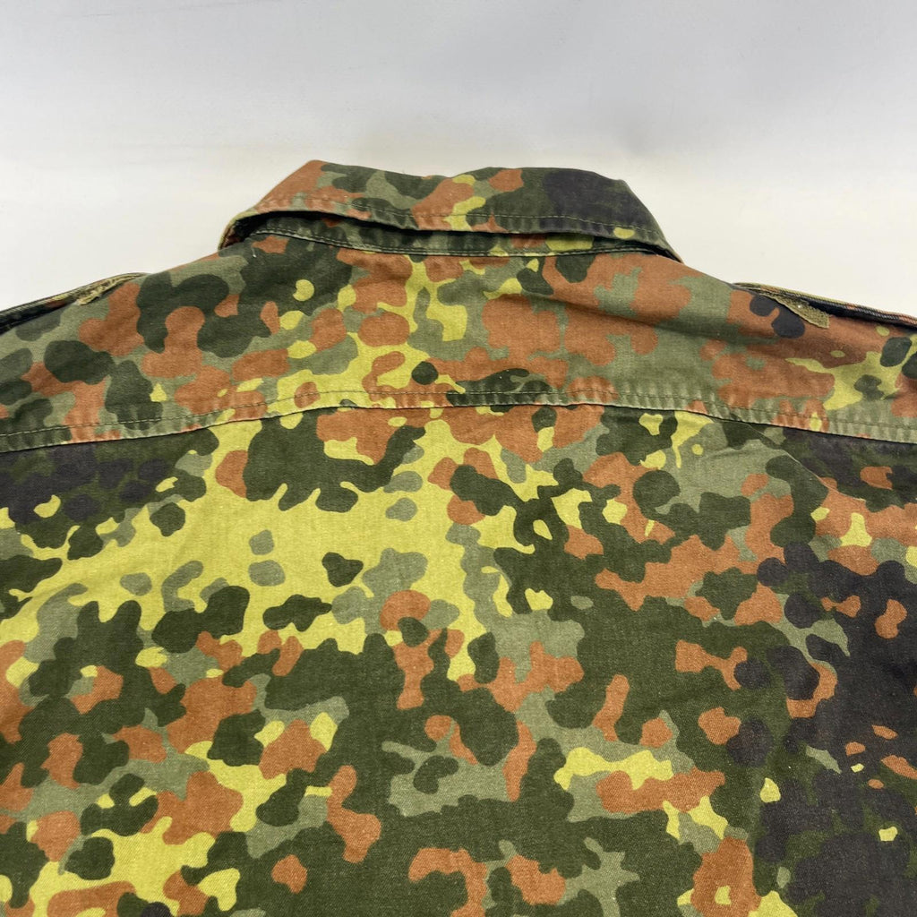 Vtg German Army Flecktarn Camouflage Summer Jacket Combat Green size M