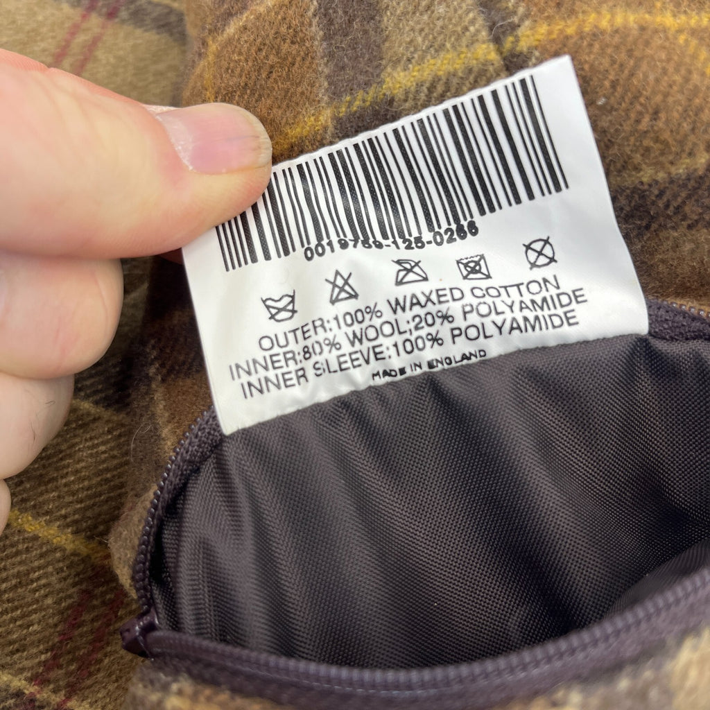 Barbour L1600 Distressed Look Wax Utility Jacket Women’s UK 8 Brown Field Coat