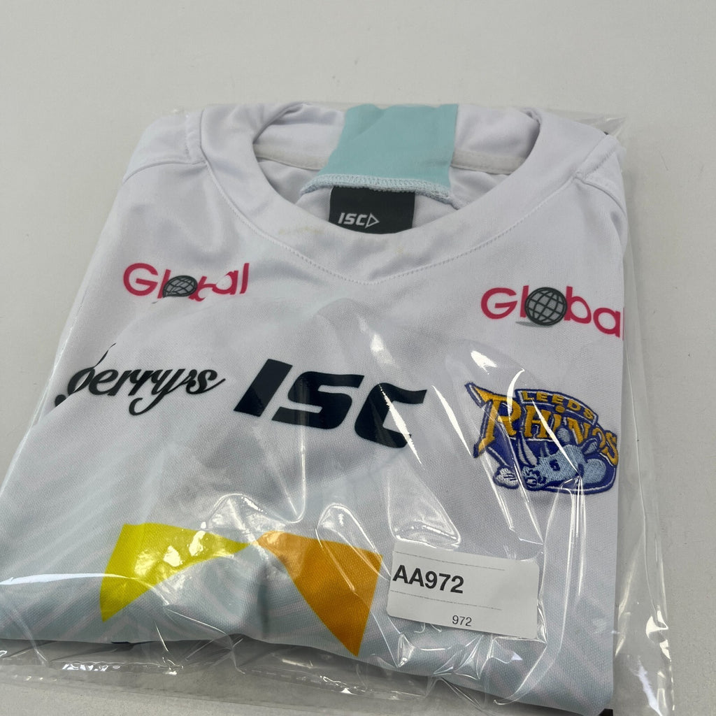 Leeds Rhinos Rugby Shirt Women's size 8 - ISC Adult Jersey Top