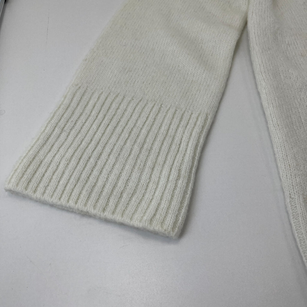 Sweaty Betty Alpine Wool Crew Neck Jumper Sweater in Lily White size S Alpaca