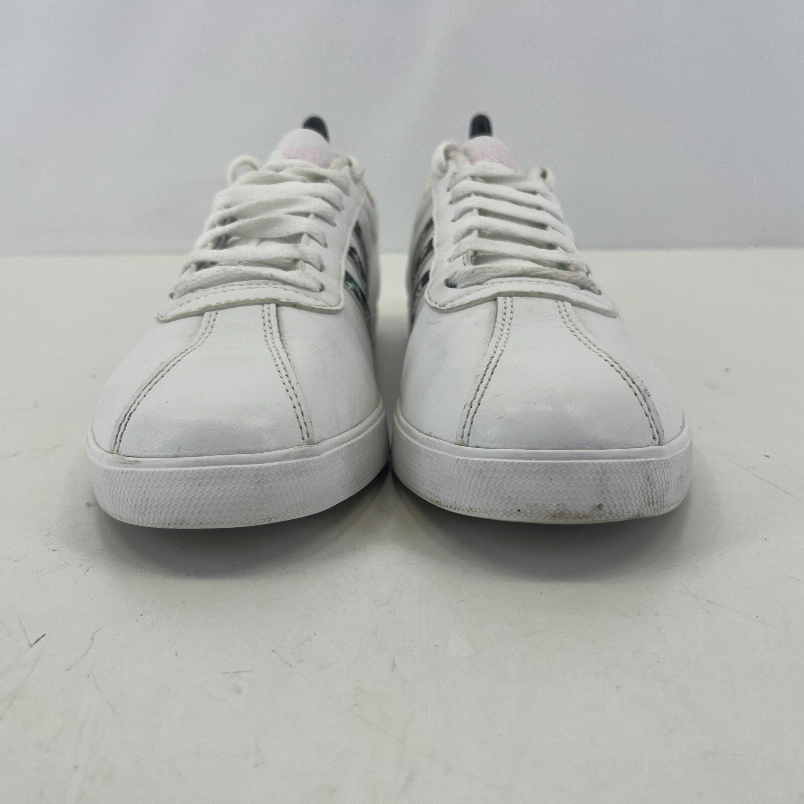Adidas Ortholite Float Ladies White Trainers with Floral Stripes size UK 8 EU 42