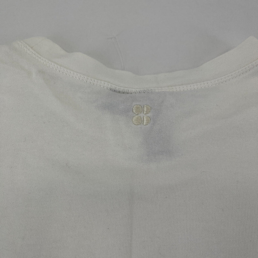 Sweaty Betty Women's After Class Short Sleeve Sweatshirt in White size XS - NWOT