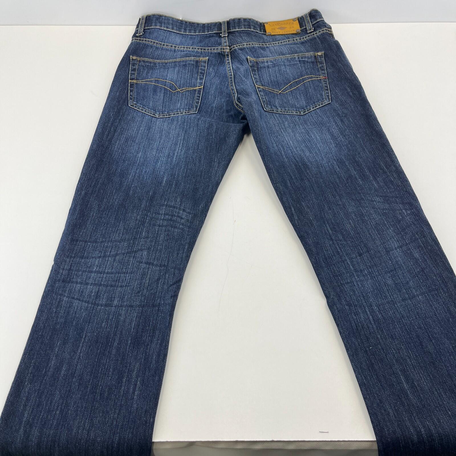Lee Cooper Harry Jeans Men’s Blue Denim Straight Leg W34 *L30