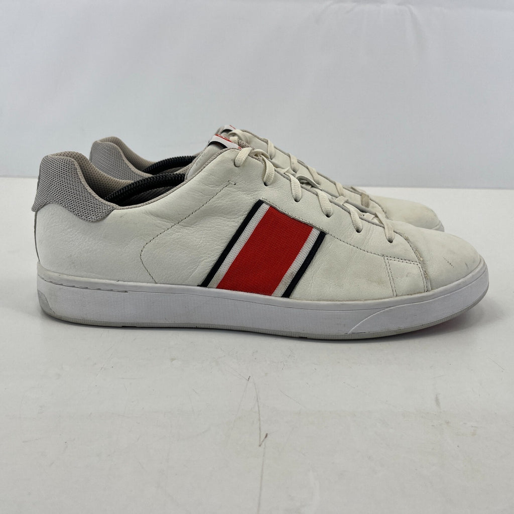 PS By Paul Smith Trainers Men's White & Red Striped Trainers size UK 11 - EU 43