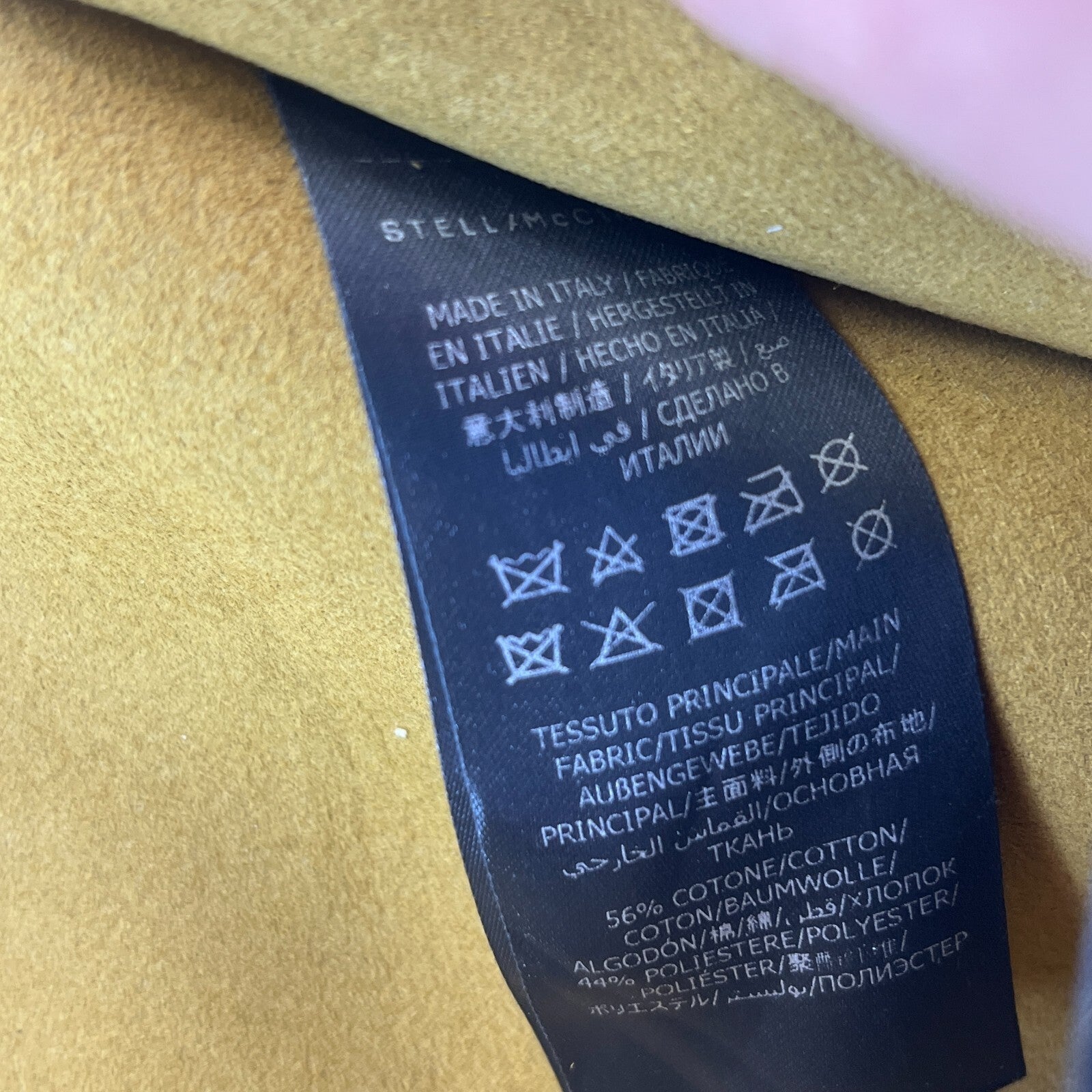 Genuine Stella McCartney Logo Print Organic Tote Shoulder Bag Womens See Details