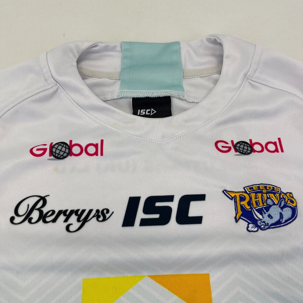 Leeds Rhinos Rugby Shirt Women's size 8 - ISC Adult Jersey Top