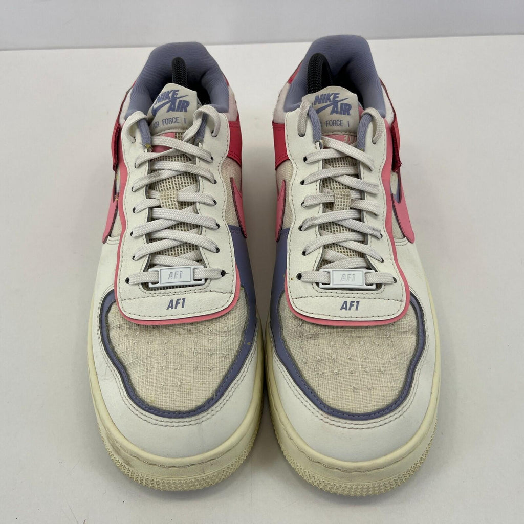 Nike Air Force 1 White Pink Purple Womens UK 8 Trainers AF1 DV7449-101