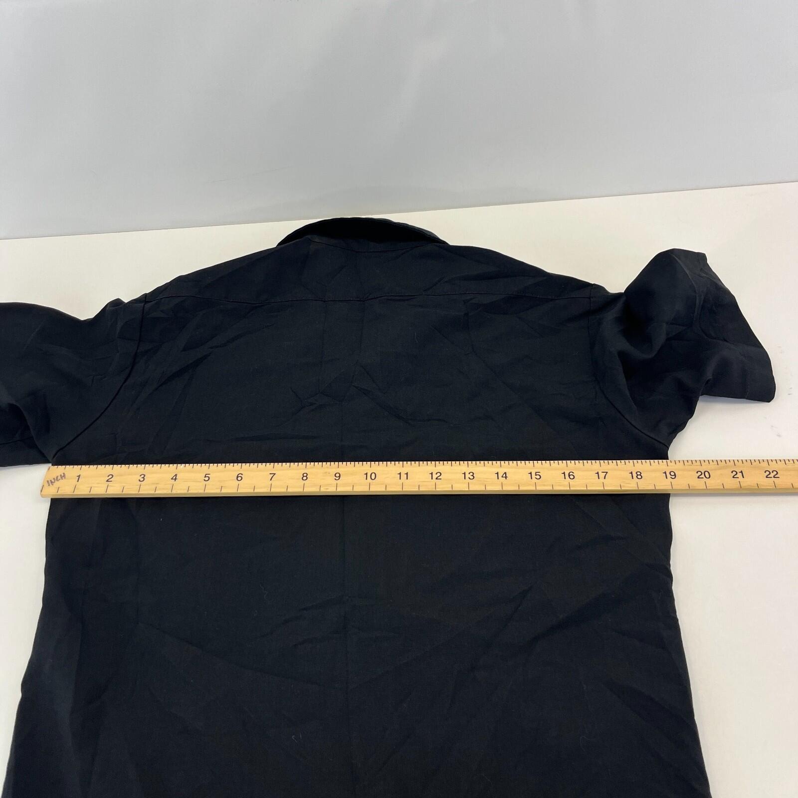 Patriot US Navy Dress Shirt in Black - US size Small Short Sleeve