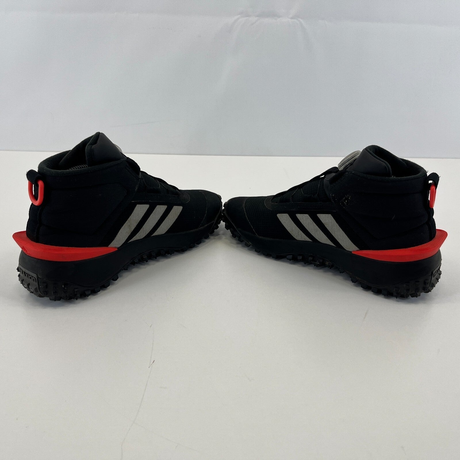 Adidas Fortatrail BOA High Top Trainers in Black & Red UK size 5 / EU 38