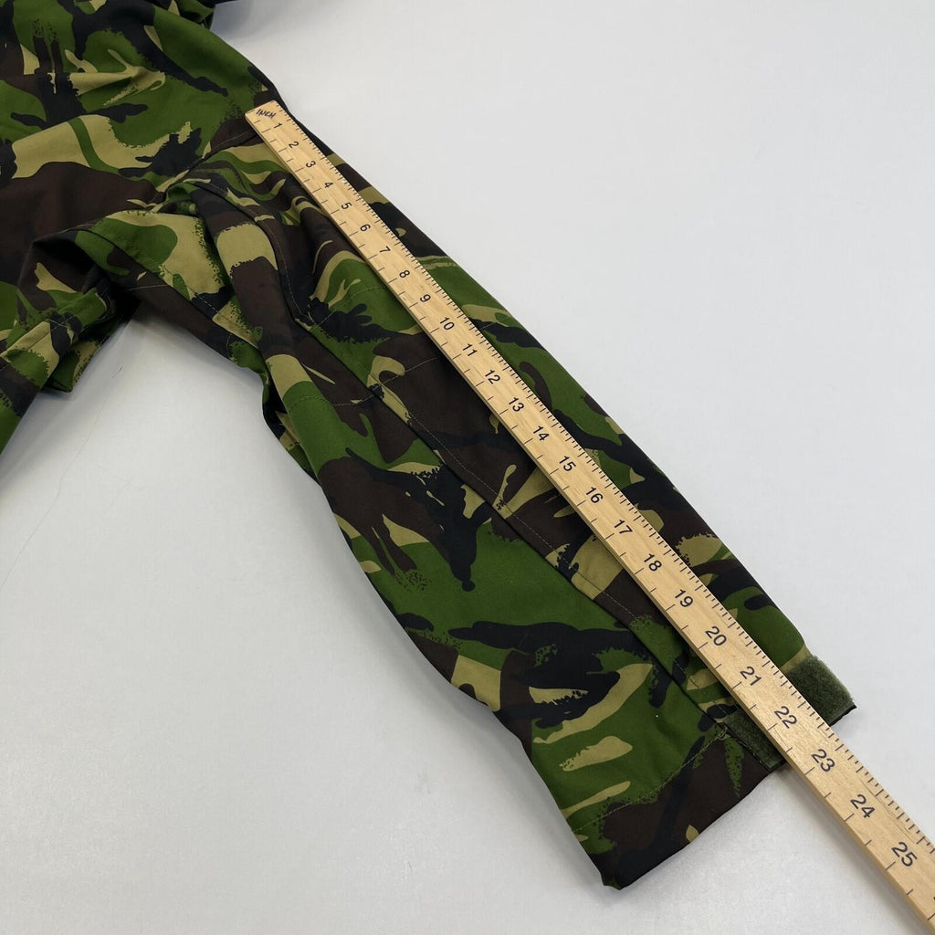 British Army Camo Smock Combat Windproof Woodland DP Jacket size 160/88 Hooded