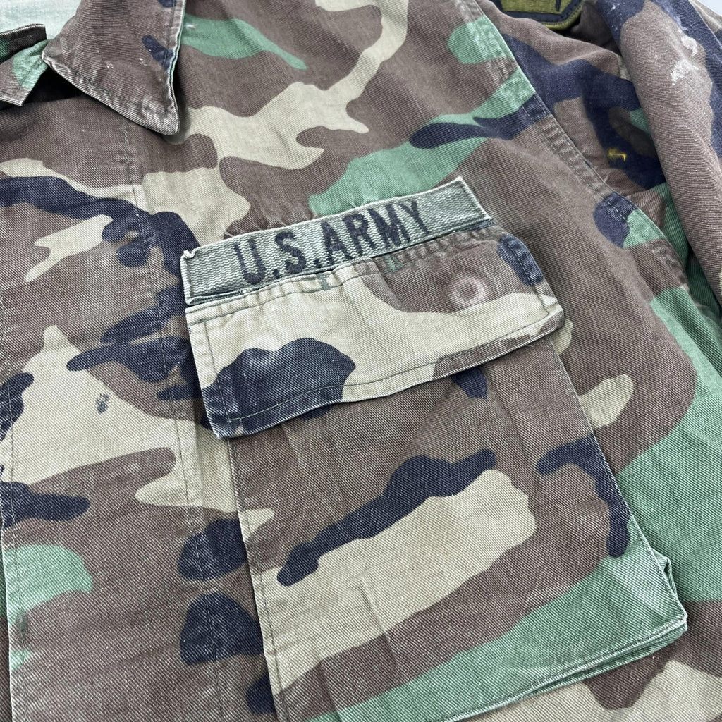 US Army Combat Jacket Woodland Camo size M