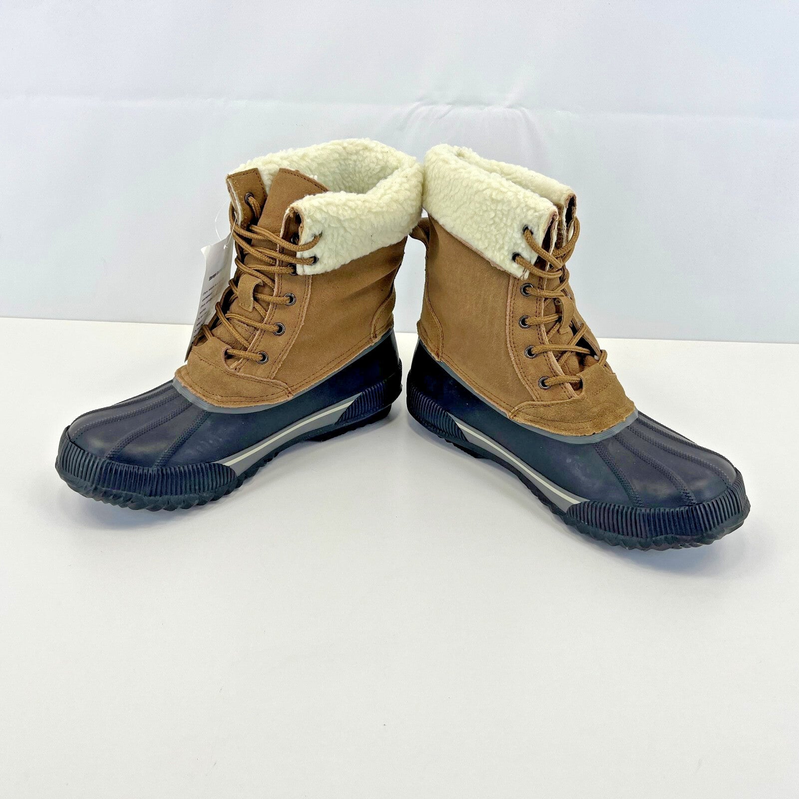 Dirt Boot Waterproof & Suede Boots Fleece Lined Brown/Black UK 9 - EU 43 - New