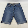 Levi's 501 Men's Jean Shorts Mid Blue Denim size W27" L10.5"