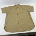 Vintage Elbeco Reeves Khaki Sanforized Poplin Workwear Shirt US Military XL