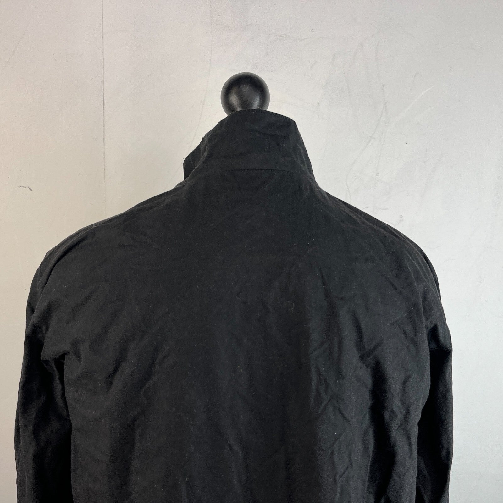 Crane Wax Jacket in Black Waxed Cotton size Medium
