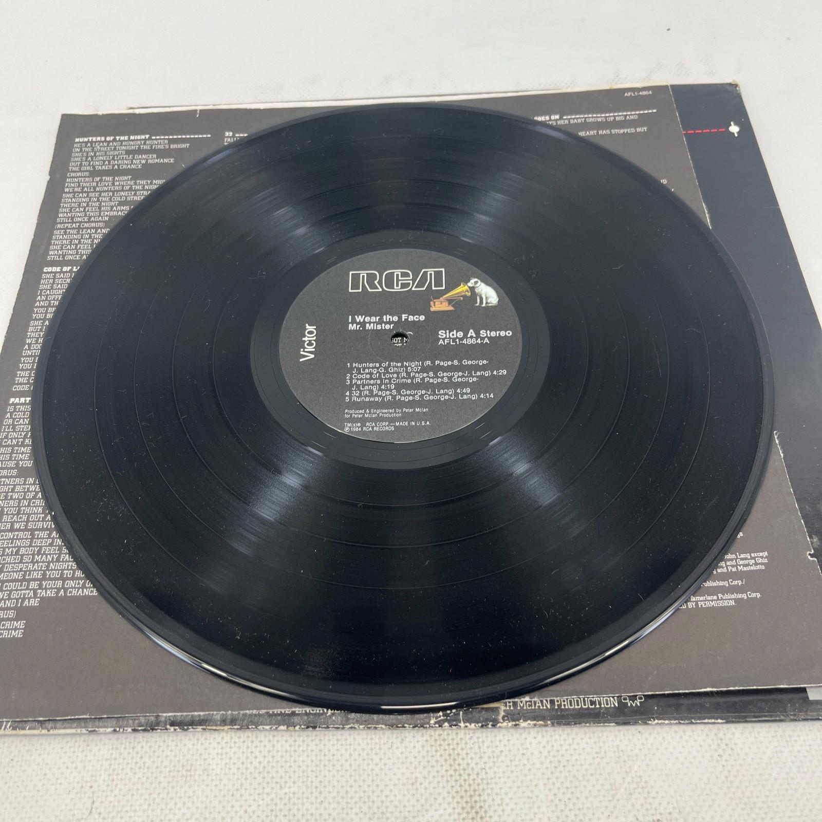 Mr. Mister - I Wear The Face 12" Vinyl LP Album EX/W