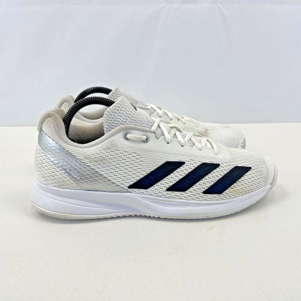 adidas Courtflash Speed 2 Tennis Padel Trainers Shoes White UK 7.5 EU 41 1/3