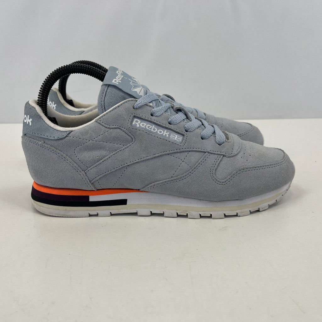 Reebok Classic Women's Trainers Grey Suede Leather Lace Up size UK 4.5 EU 37.5