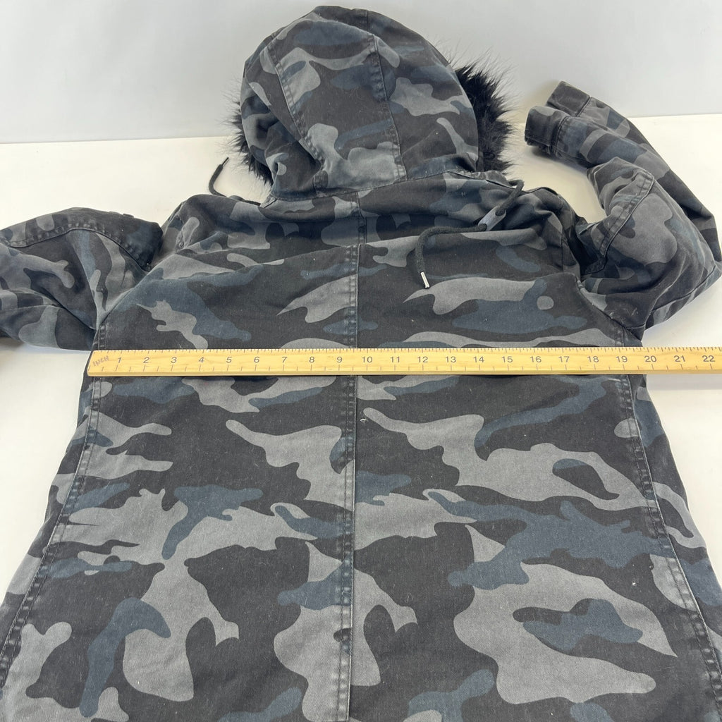 Superdry The Rookie Military Jacket  Camo Womens UK 10 Combat Utility Field Coat
