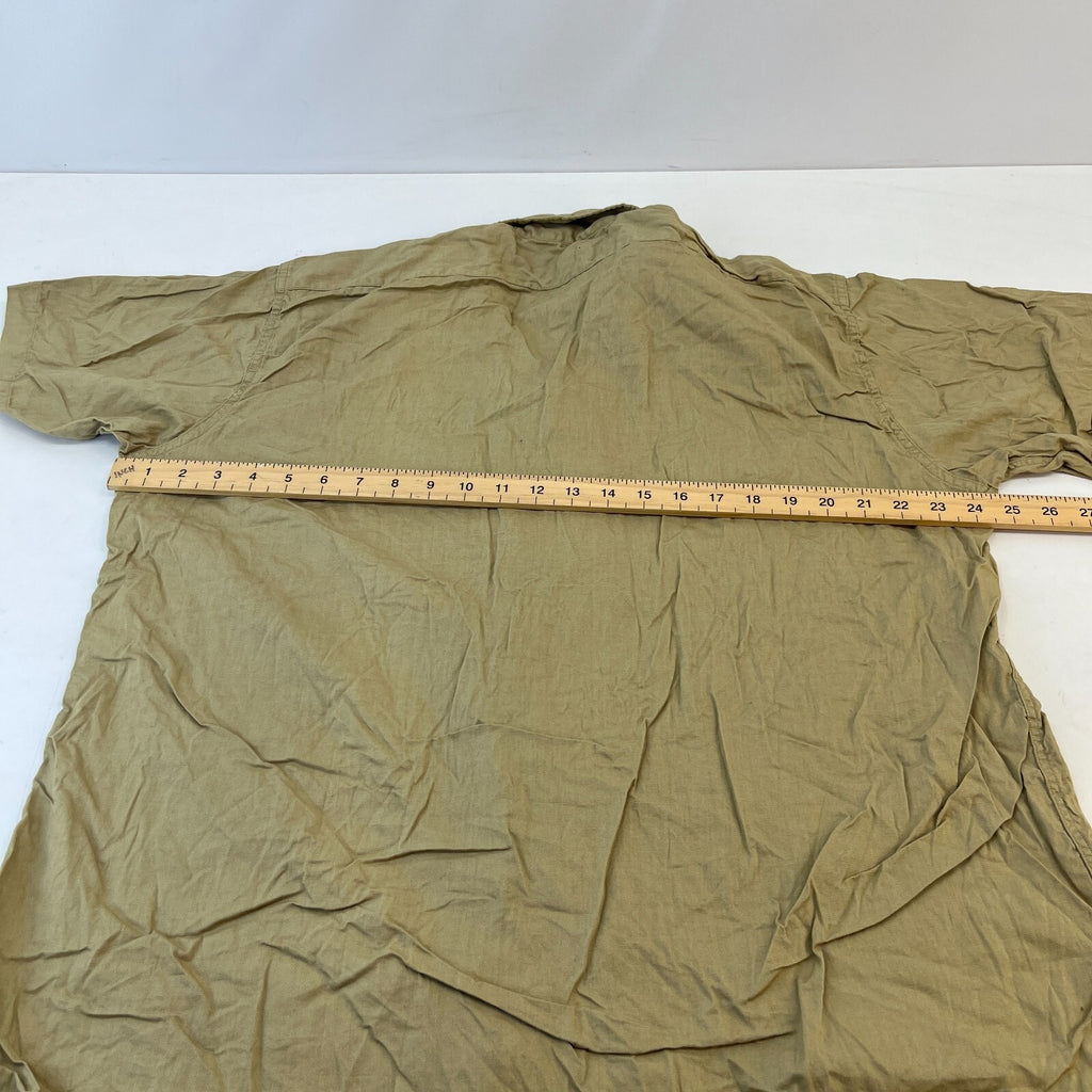 Vintage Elbeco USMC Marines Workwear Twill Shirt Short Sleeve US Military XL