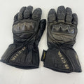 Richa Leather Motorcycle Motorbike Gloves with Hard Armour Black size M