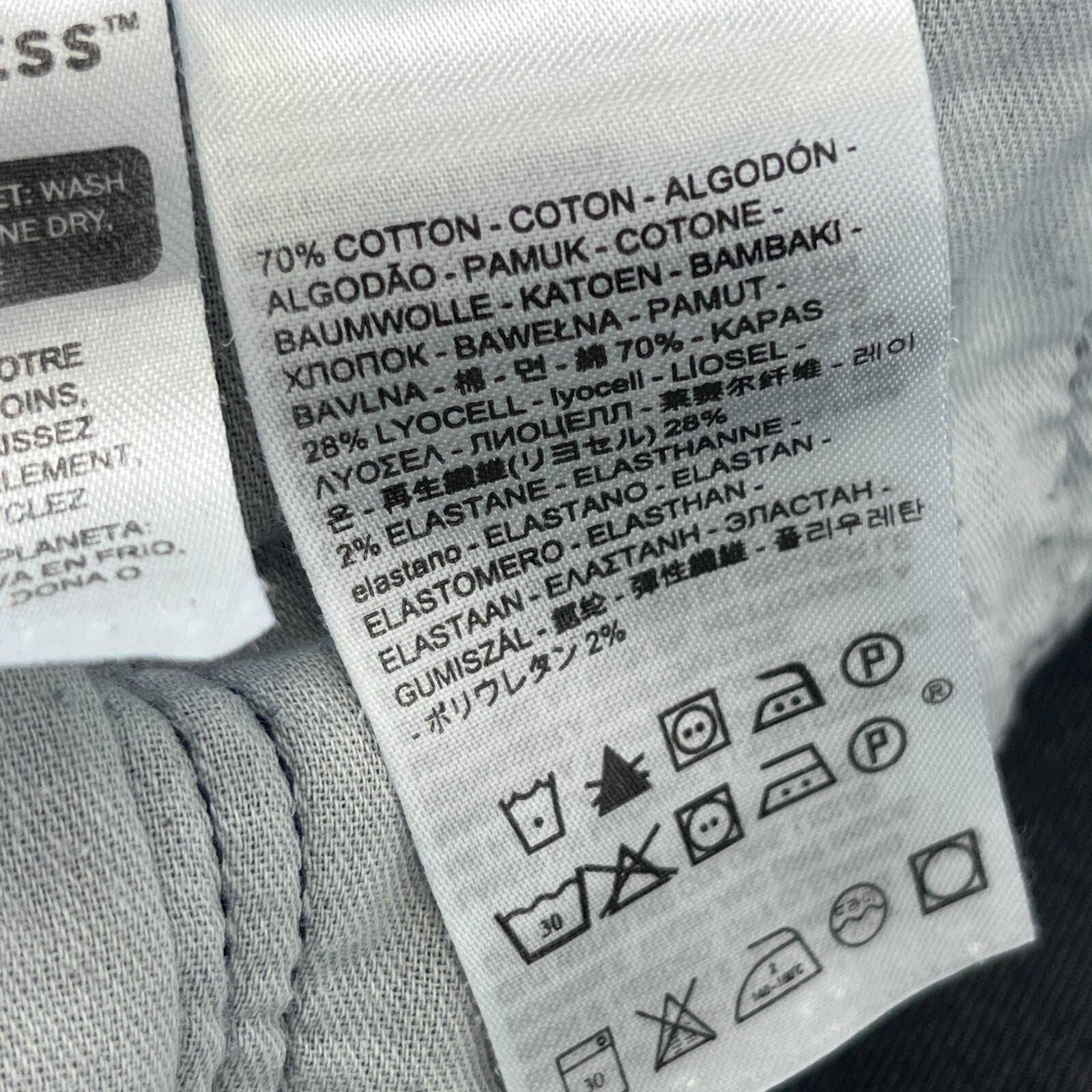 Genuine Levi Strauss Premium Dark Blue Levi's Stretch Jeans Straight W34" L34"