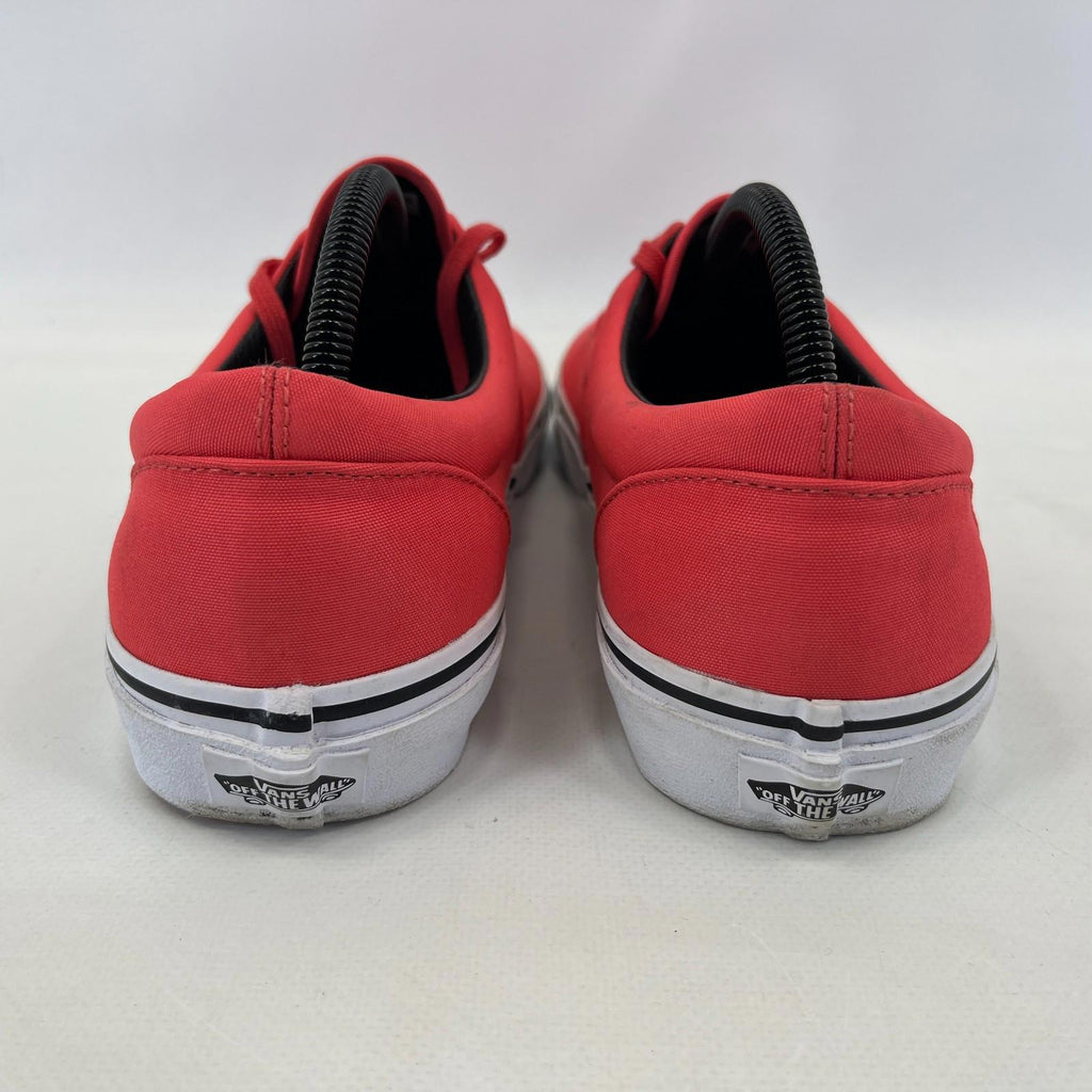 VANS Off The Wall Salmon Pink & White Trainers Size UK 9.5