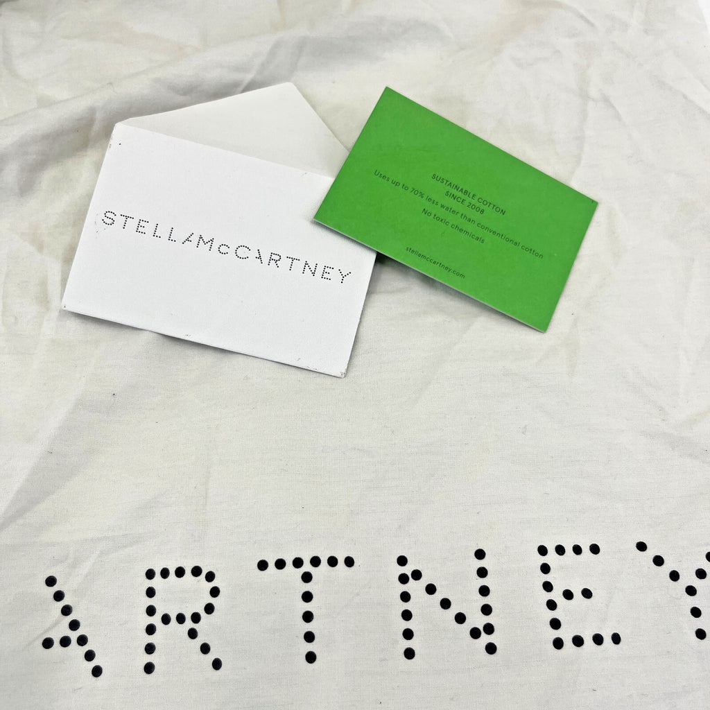 Genuine Stella McCartney Logo Print Organic Tote Shoulder Bag Womens See Details