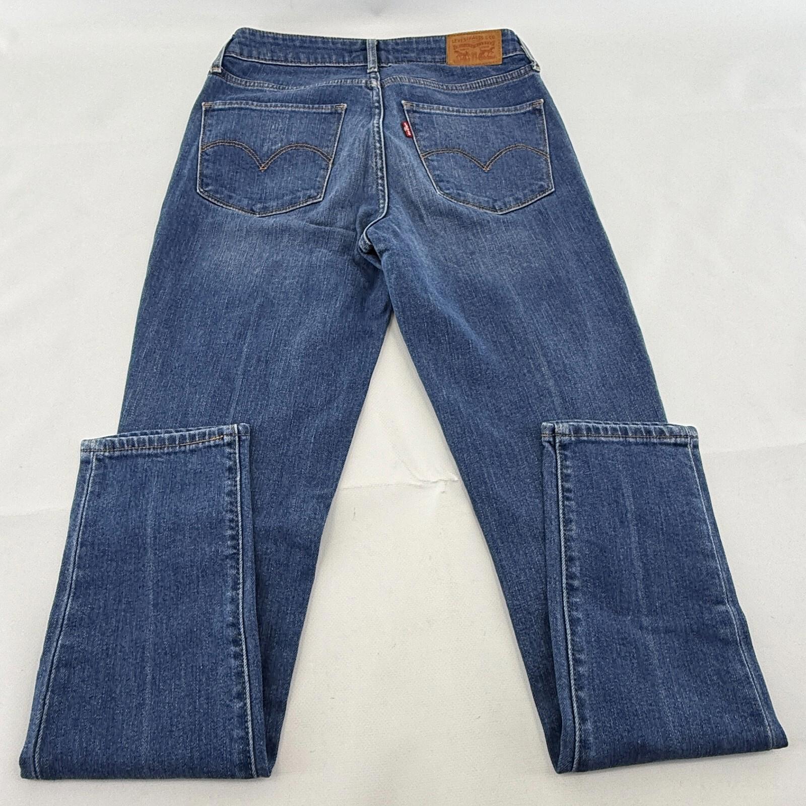 Levi's 721 High Rise Skinny Womens Jeans Blue Regular Straight W27" L32"