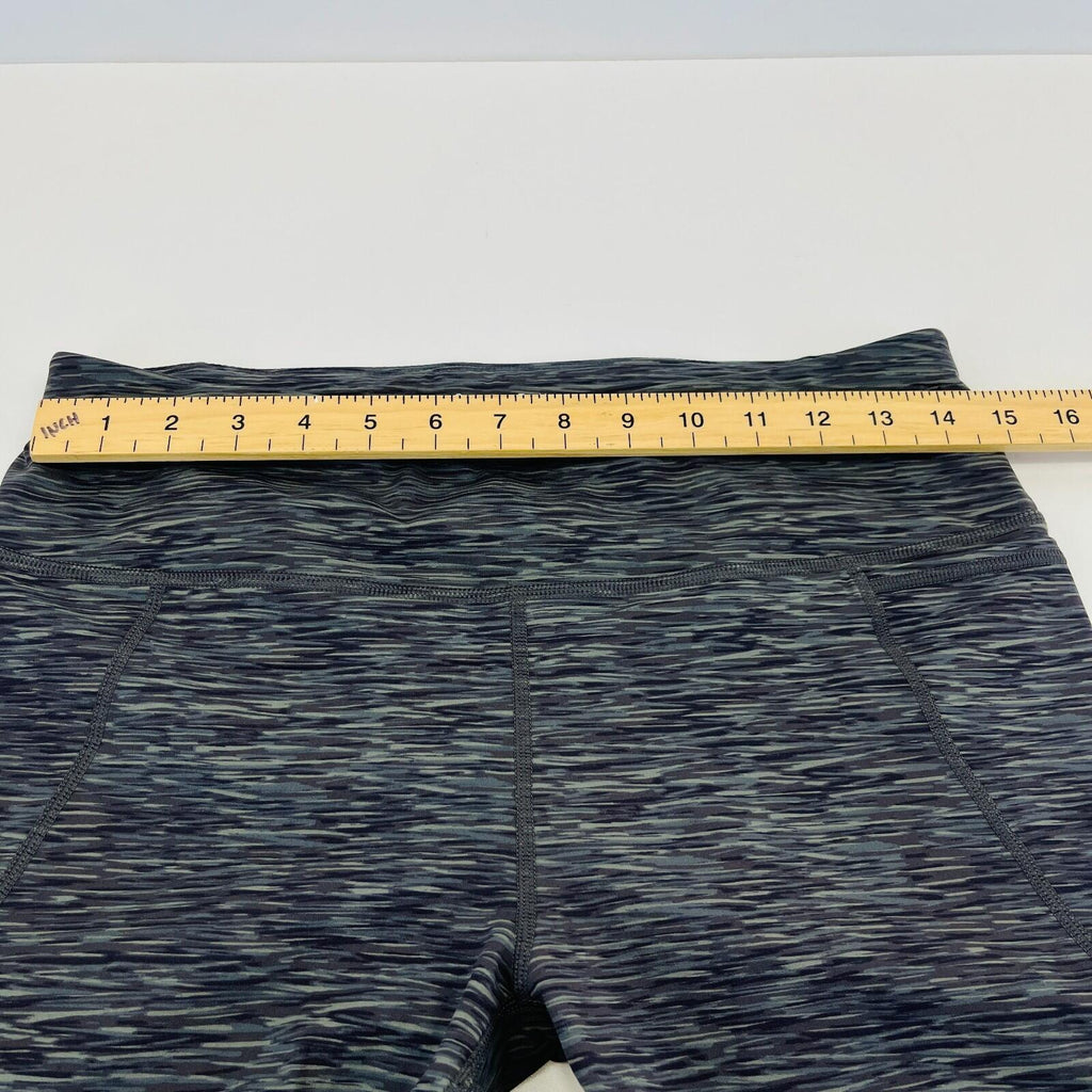 Sweaty Betty Power Full Length Leggings UK L Grey/Green Micro Camo Print Gym Run