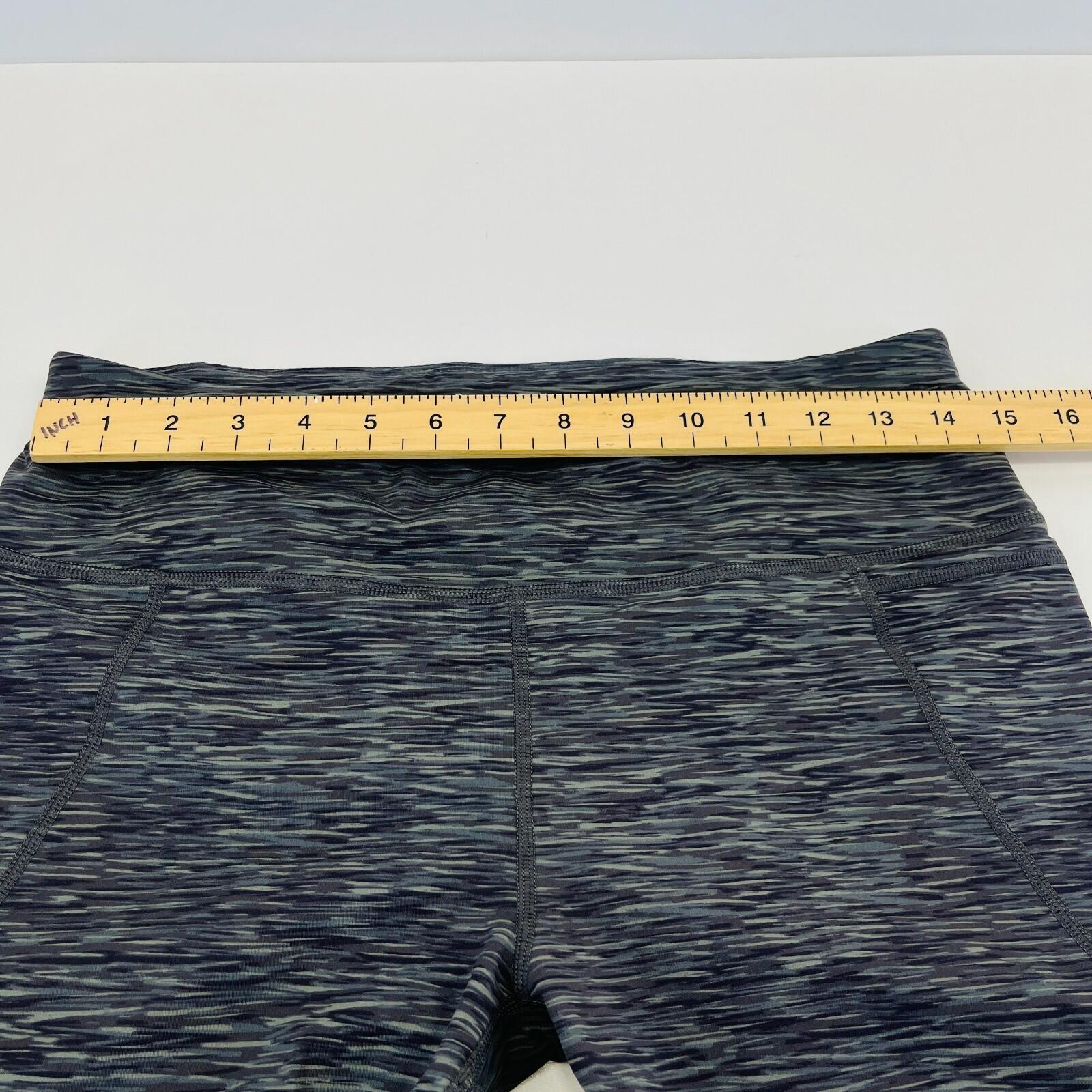 Sweaty Betty Power Full Length Leggings UK L Grey/Green Micro Camo Print Gym Run