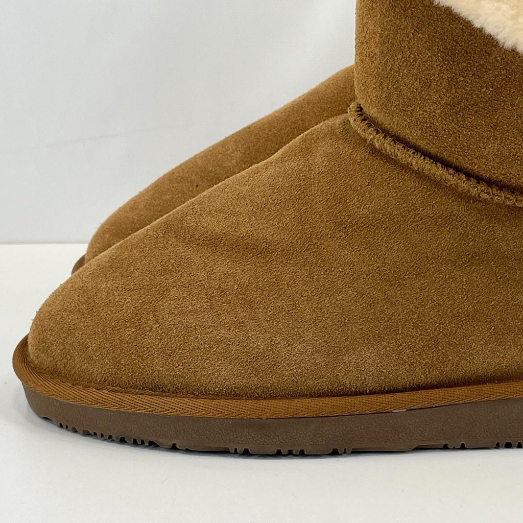 Gooce Beverly Womens Suede Ankle Boots Warm Faux Fur Lined size UK 8 / EU 41