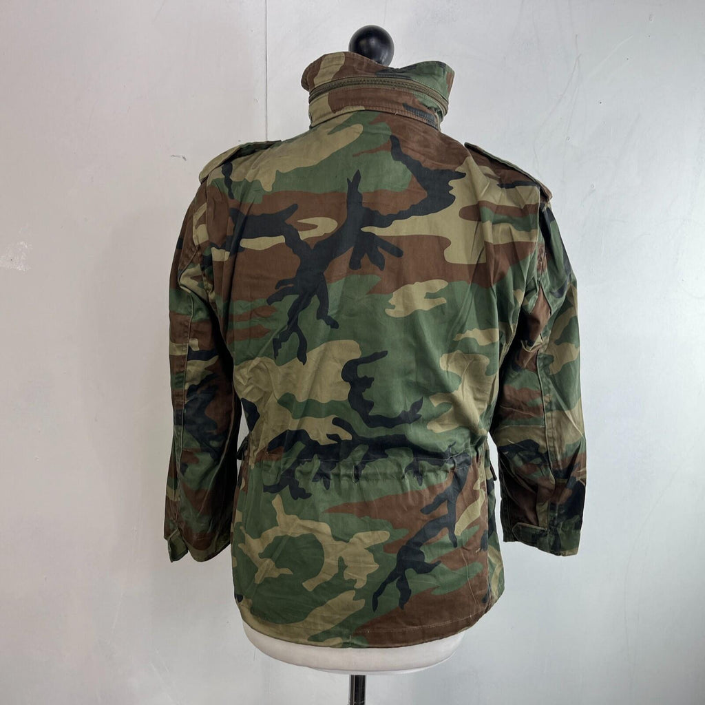 Mil-Tec US Army Military Jacket Green Camouflage size Youth XL + Hood