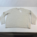 M&S Men's Wool Blend Waffle Knit Soft Crew Neck Jumper Off White Ecru 2XL New