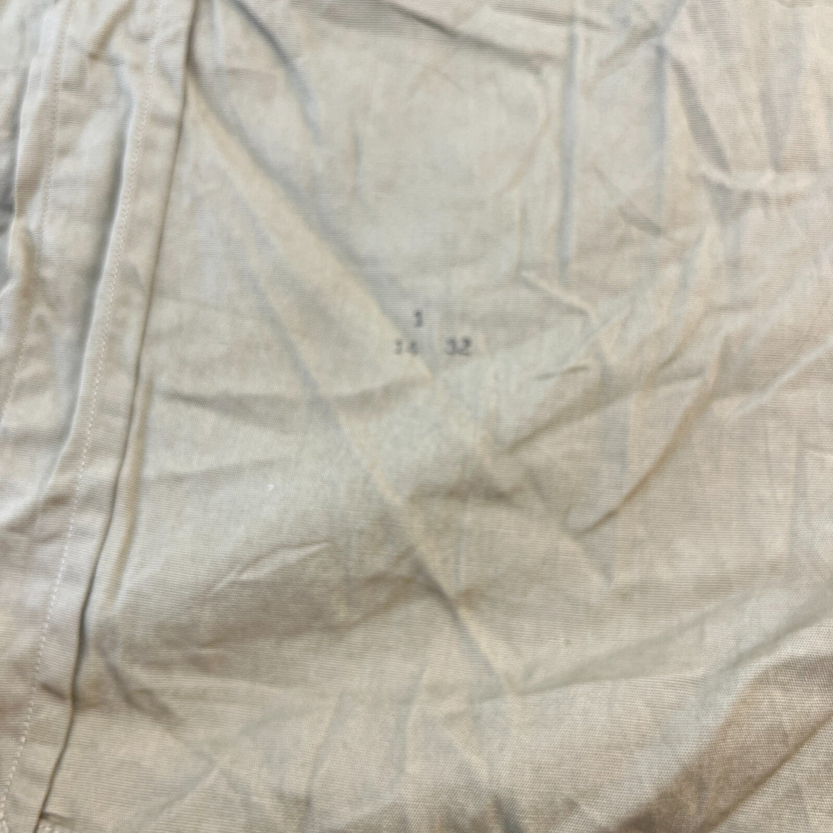 Vintage US Army Officer's Twill Workwear Shirt Long Sleeve Military size L