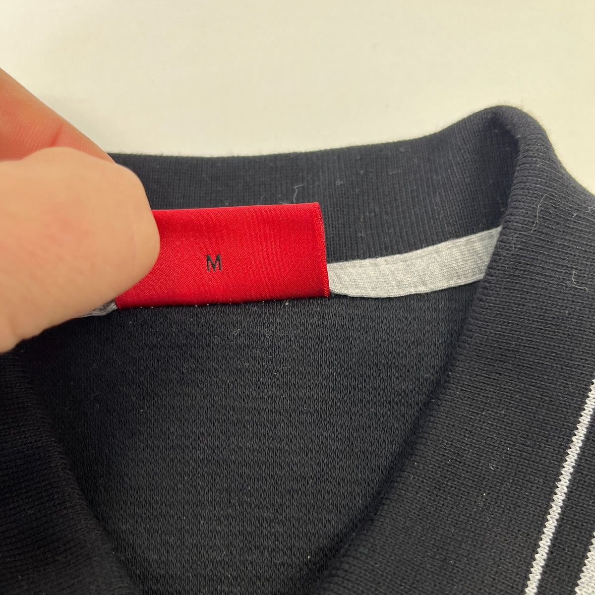 Hugo Boss Men's Heavyweight Cotton Polo Shirt in Black size Medium