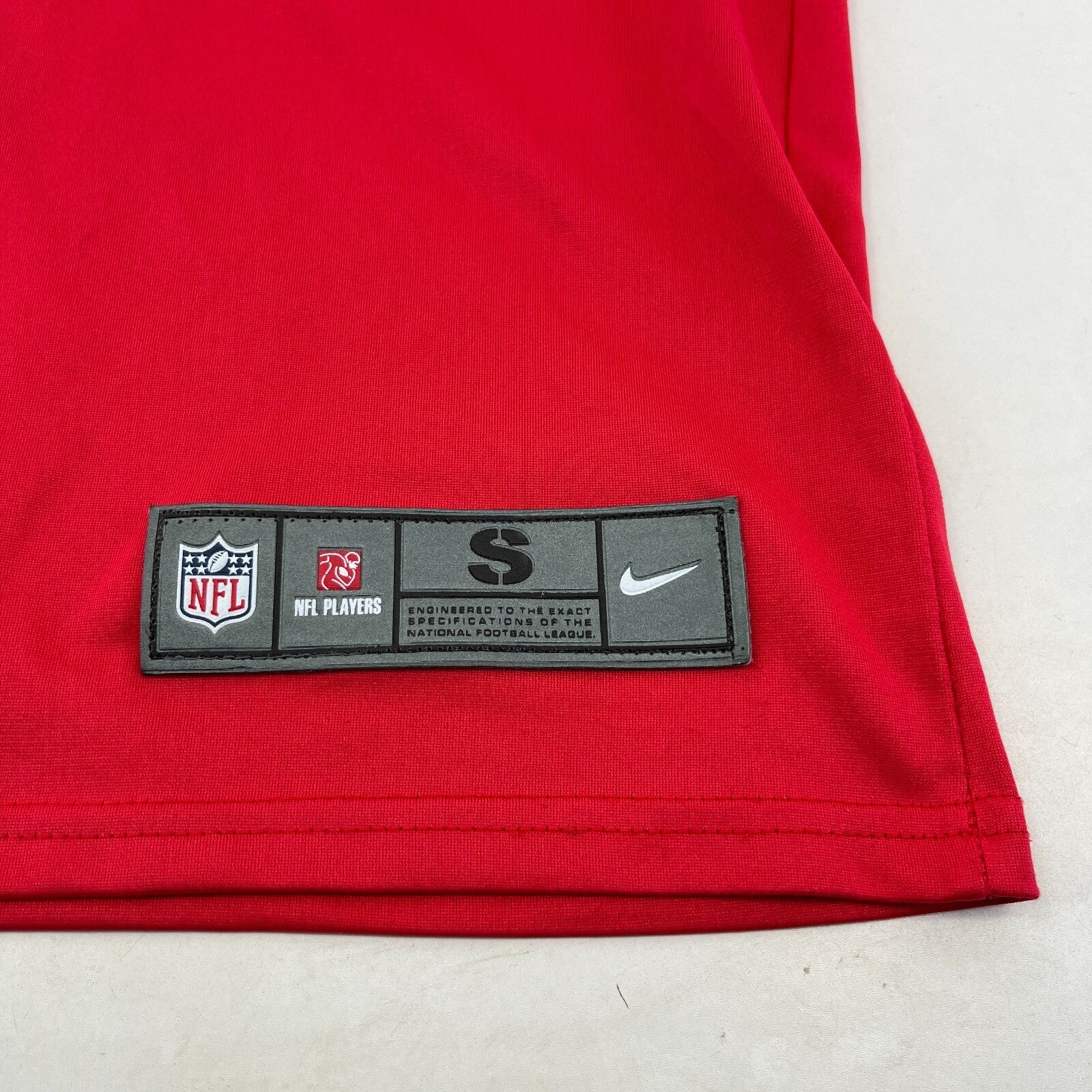 NFL Nike Kansas City Chiefs Red #1 Xavier Worthy Home Jersey size Small