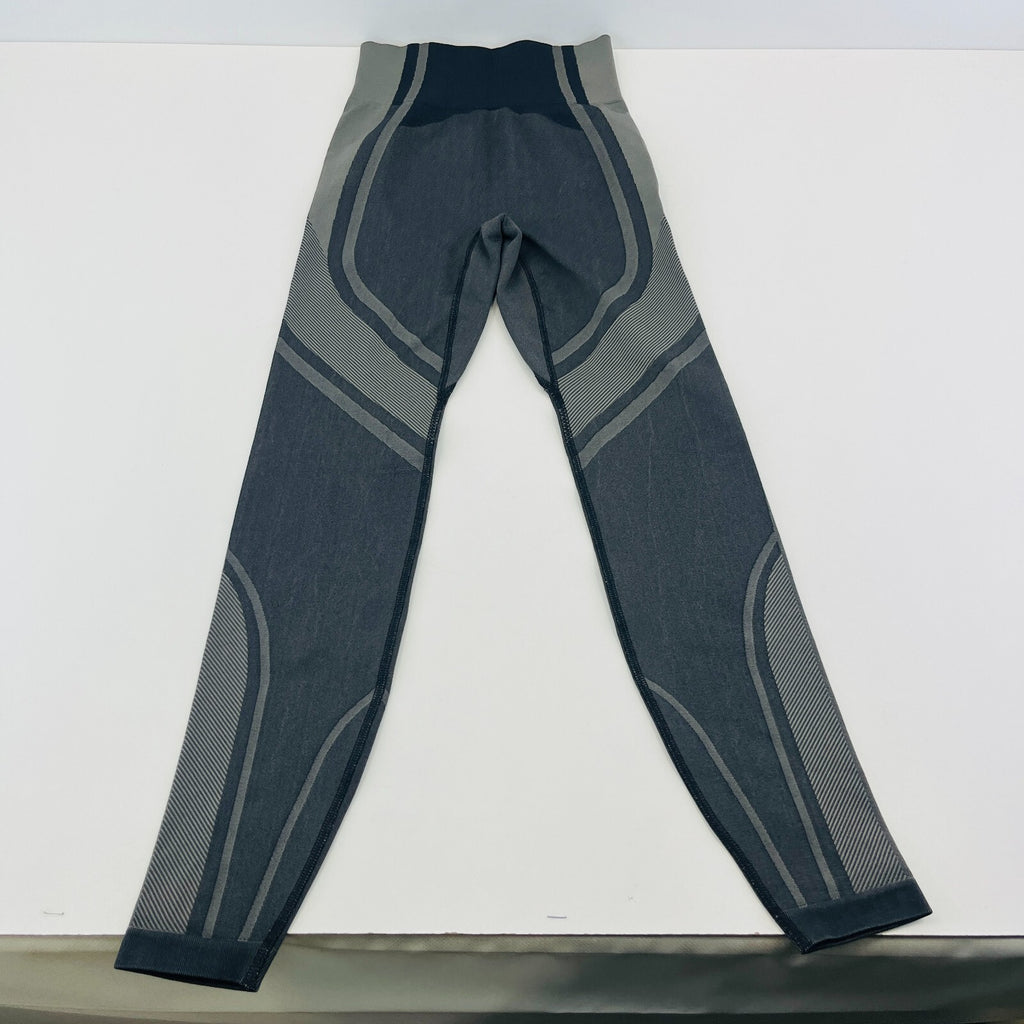 Sweaty Betty Yoga & Run Leggings 7/8 Length in Black/Gray Block Print size Small