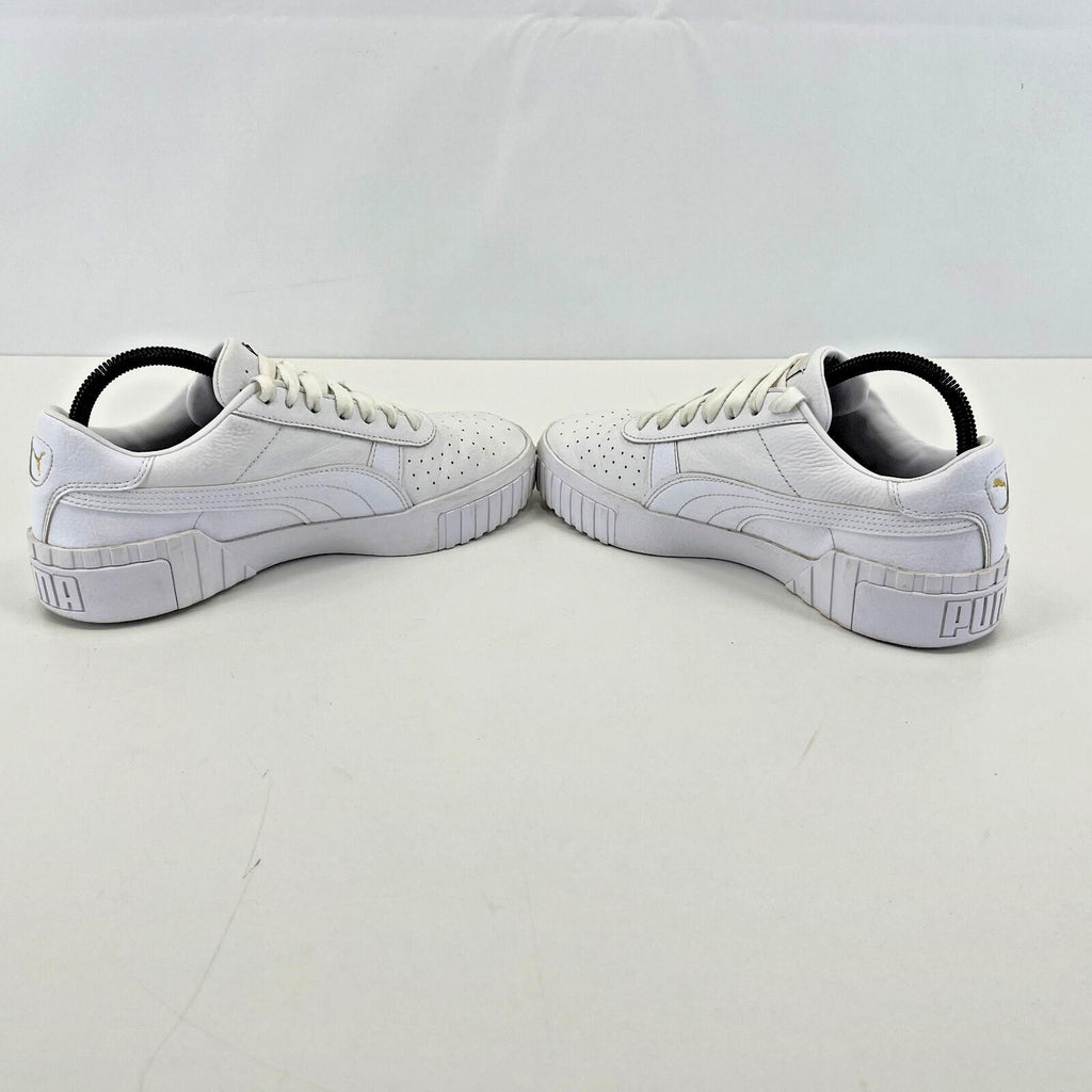 Puma Cali Chunky White Leather Trainers size UK 6  EU 39